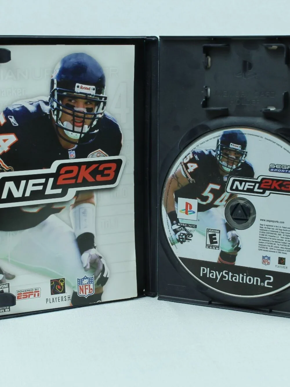 NFL 2K3 (Sony PlayStation 2, 2002) PS2 CIB - Complete w/ Manual Clean Disc